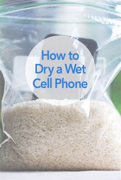 ¿Cuánto tiempo dejas tu teléfono en arroz?